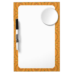Flower Mandalal_MG_2221 Dry Erase Board With Mirror