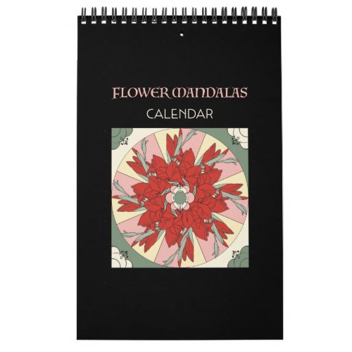 Flower Mandalas Calendar