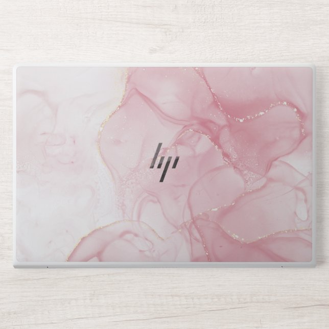 Flower Marble  HP Laptop Skin (Front)
