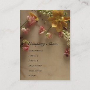 Flower & Marble Profile Card