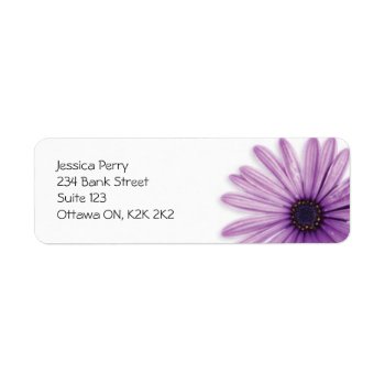 Flower Mark - Purple Label by fireflidesigns at Zazzle