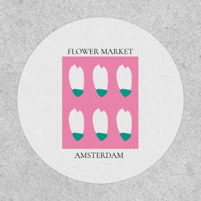 Flower Market - Amsterdam Patch (Front)