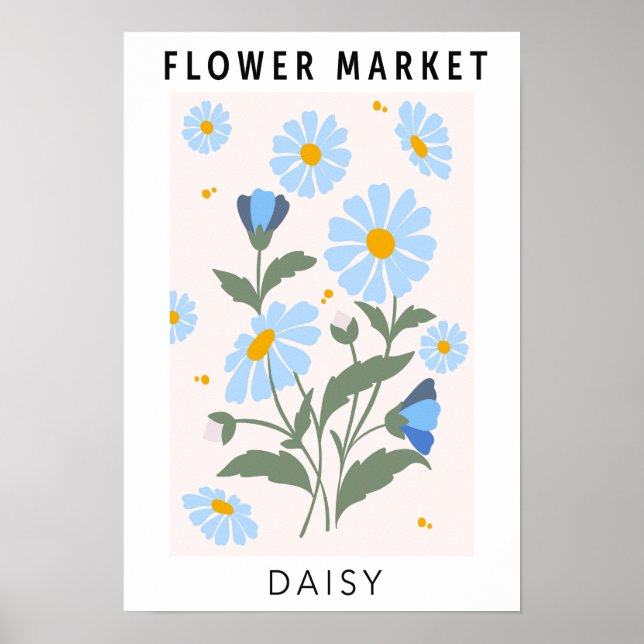Flower Market Daisy Poster (Front)