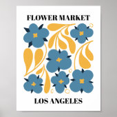 Flower Market Editable Los Angeles Poster | Zazzle
