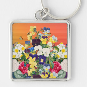 Flower Market Keychain