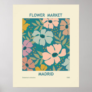 Flower Market Madrid Print