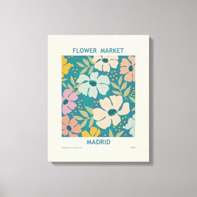 Flower Market Madrid Print (Front)