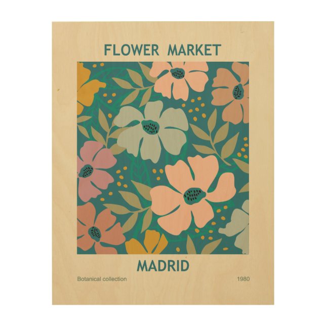 Flower Market Madrid Print (Front)