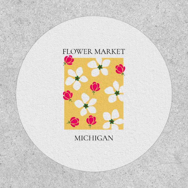 Flower Market - Michigan Patch (Front)