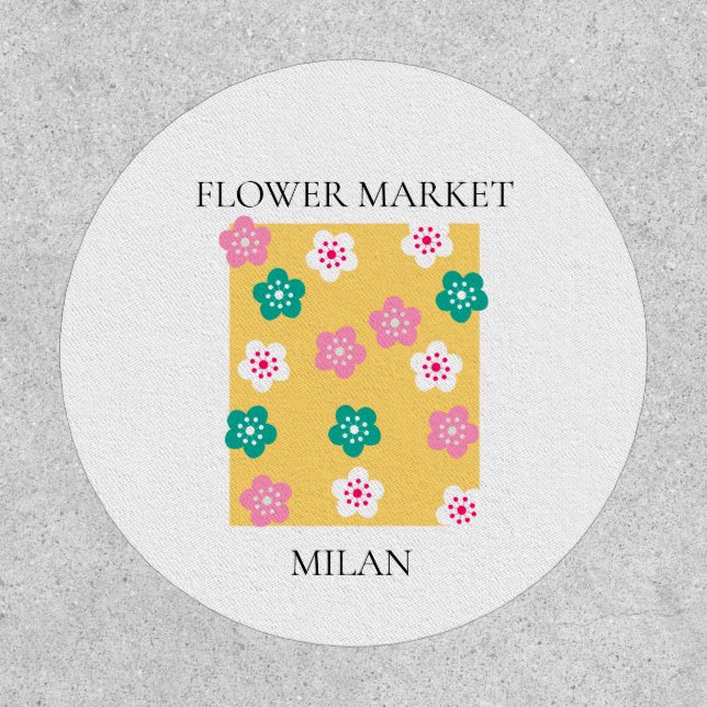 Flower Market - Milan Patch (Front)