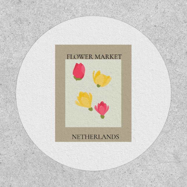 Flower Market - Netherlands Patch (Front)