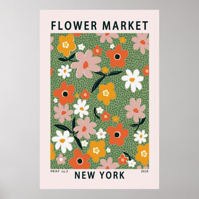 Flower market New York Poster (Front)