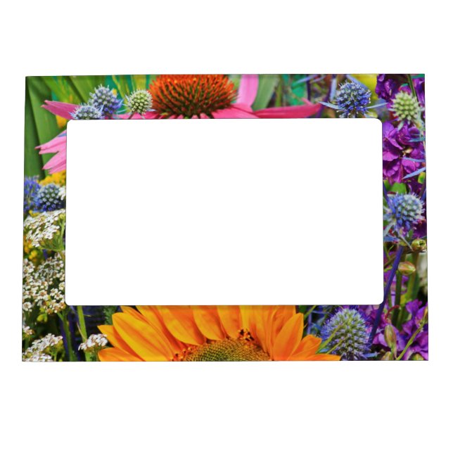 Flower Market Photo Magnetic Frame (Front)