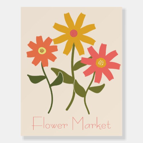 Flower Market Poster