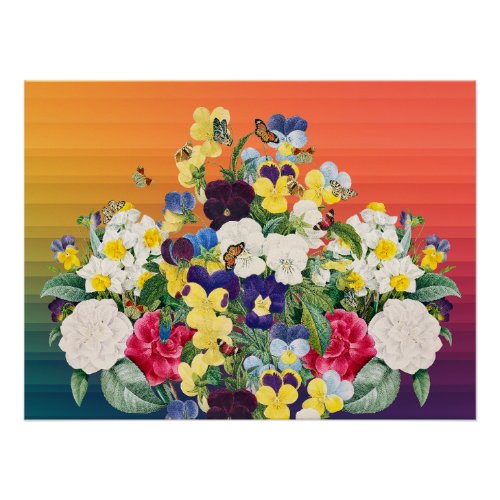 Flower Market Poster