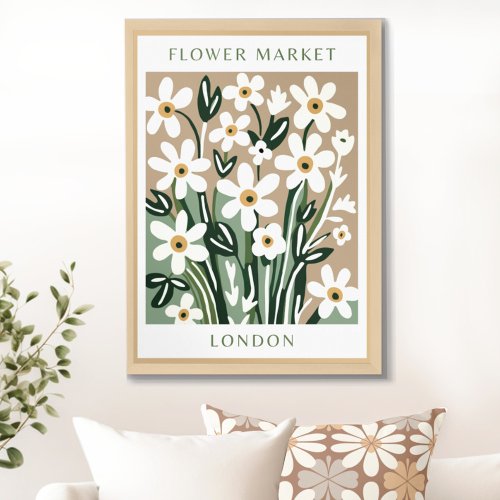 Flower Market Printable Poster