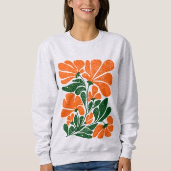Flower Market Sweatshirt by MalaysiaGiftsShop at Zazzle