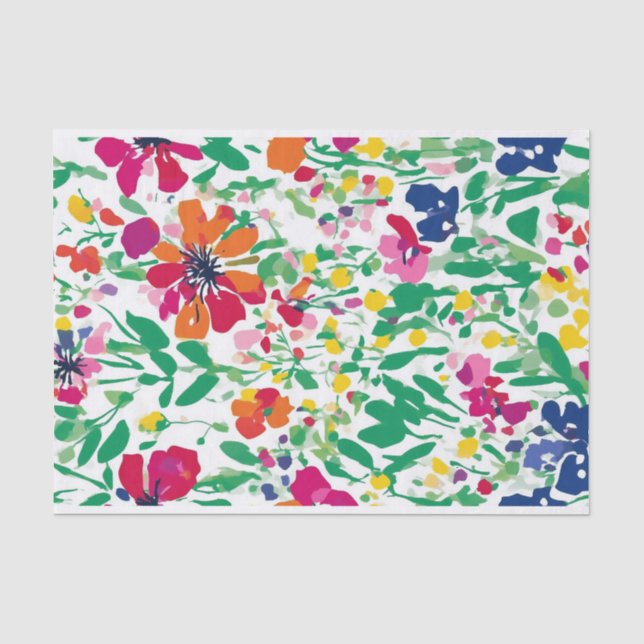 Flower Market Tissue Paper (Front)