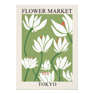 FLOWER MARKET TOKIO DIGITAL VERSION PHOTO PRINT