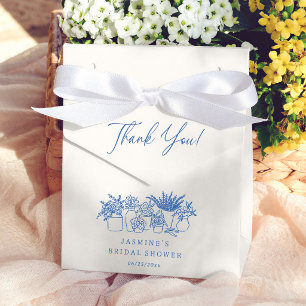 Flower Market Whimsical Bridal Shower Thank You Favor Boxes