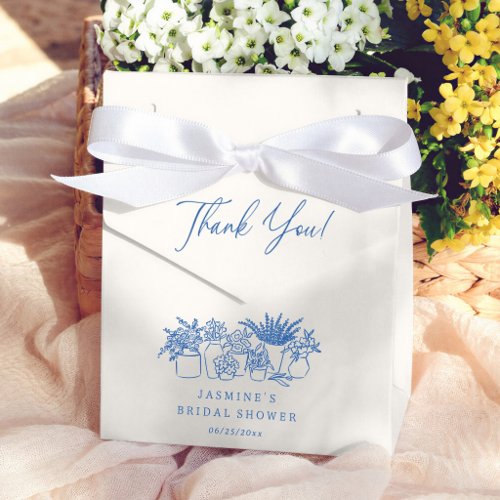 Flower Market Whimsical Bridal Shower Thank You Favor Boxes