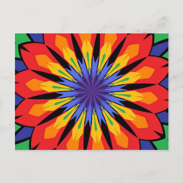 FLOWER ME, BABY POSTCARD (Front)