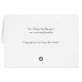 Flower Meadow "God Loves You" Card (Back Horizontal)