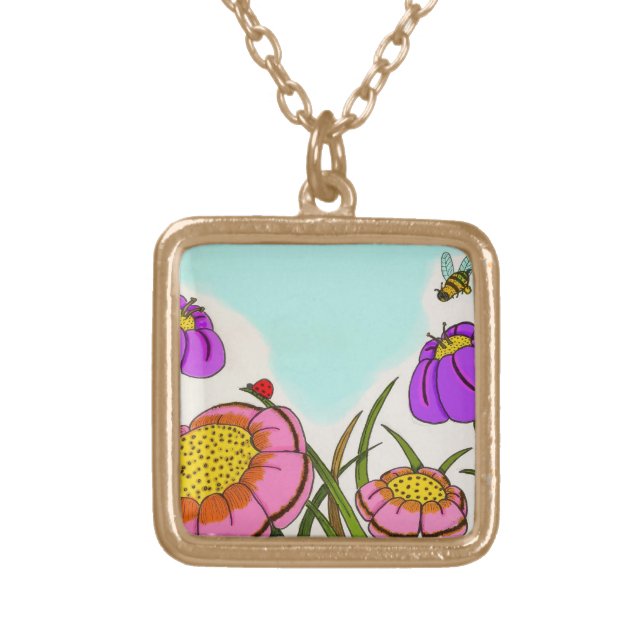 Flower Meadow Necklace (Front)