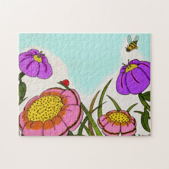 Flower Meadow Puzzle (Horizontal)