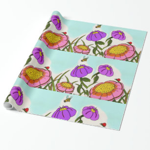 Flower Meadow Wrapping Paper