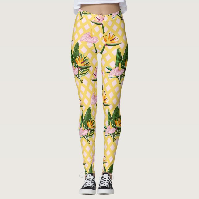 Flower Meanings Leggings (Front)