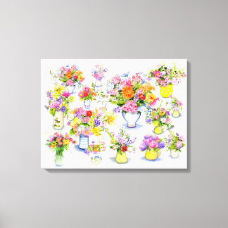 flower medley canvas print