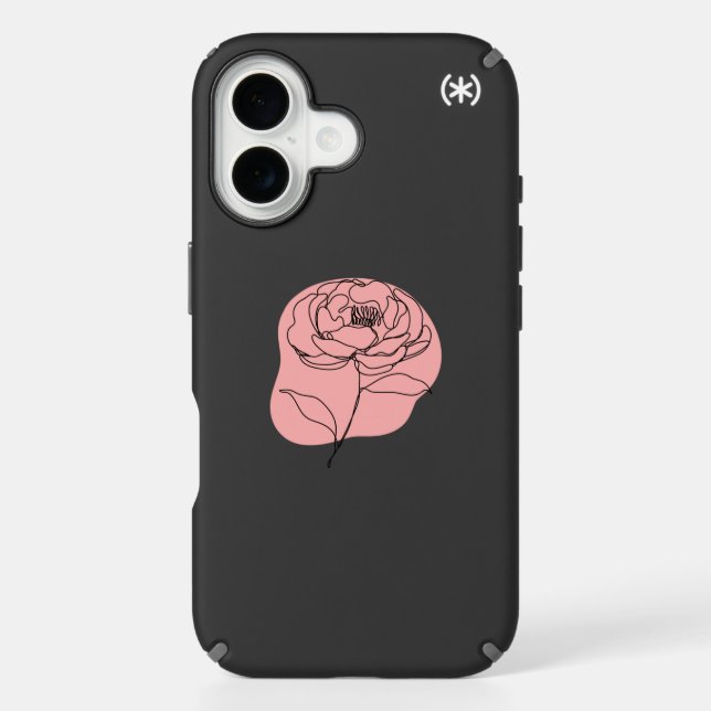 flower minimalist speck iPhone case (Front)