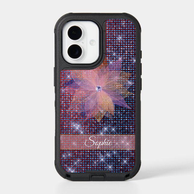 Flower Mirage Night Lights Otterbox iPhone Case (Back)