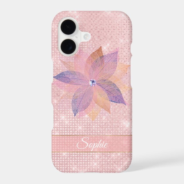 Flower Mirage Pink Lights Case-Mate iPhone Case (Back)