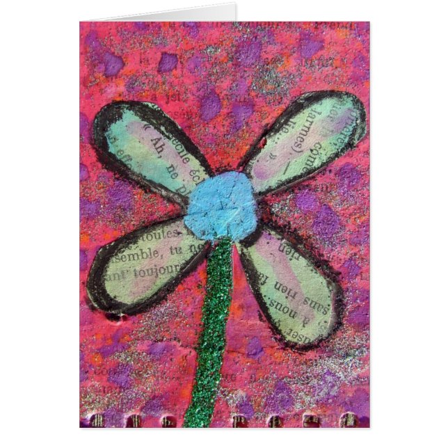 Flower Mixed Media Cards (Front)