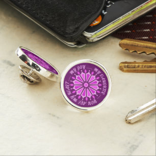 FLOWER MODERN GIFT FROM MOM DAD SISTER SON BOSS LAPEL PIN