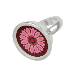 FLOWER MODERN GIFT FROM MOM DAD SISTER SON BOSS RING