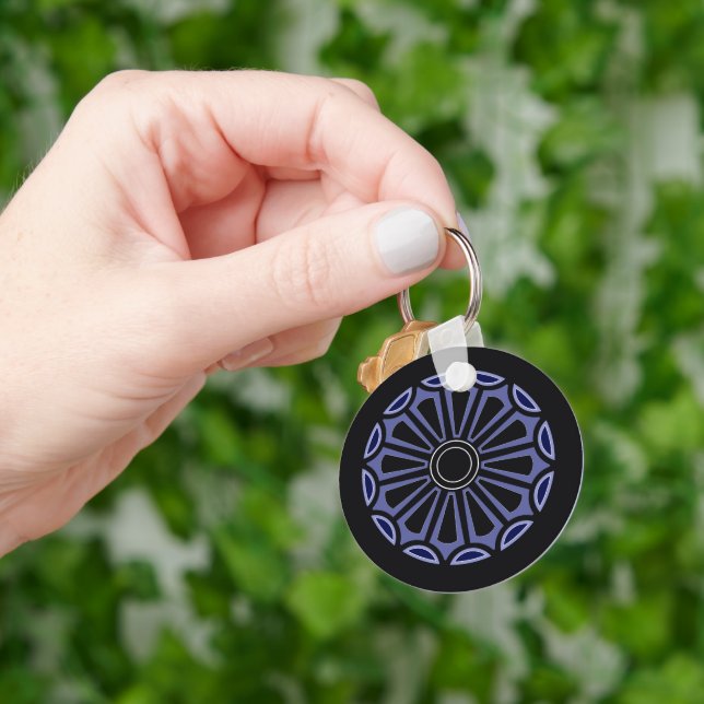 FLOWER MODERN GIFT FROM MOM DAD SISTER SON BOSS WI KEYCHAIN (Hand)