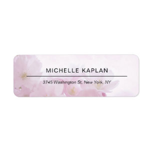 Flower Modern Minimalist Plain Professional Unique Label