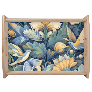 Flower Morris art Serving Tray