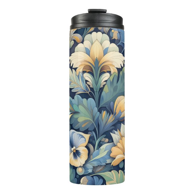 Flower Morris art Thermal Tumbler (Front)