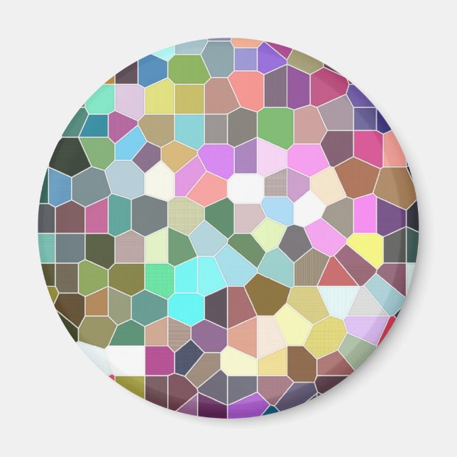 Flower Mosaic Magnet (Front)