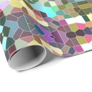 Flower Mosaic Wrapping Paper