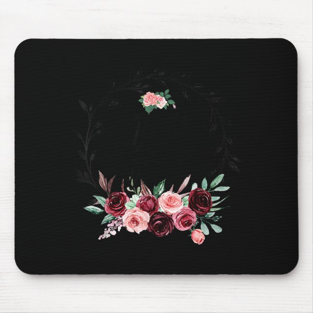 Flower mother of the bride shower wedding mouse pad (Front)
