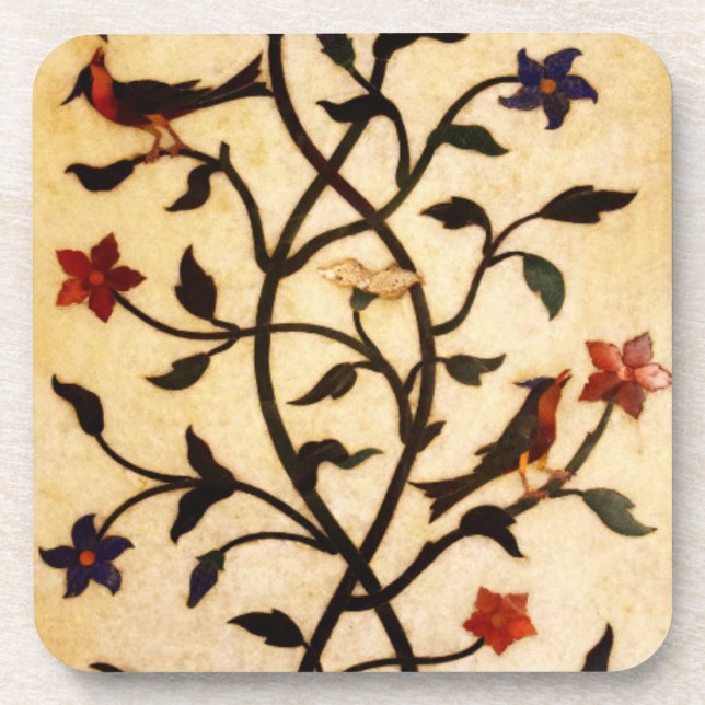 Flower Motif Coaster (Front)