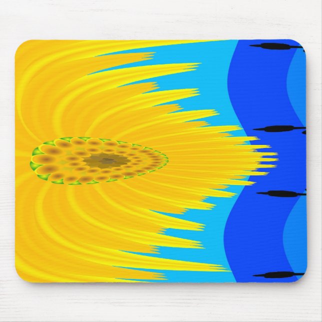 Flower Mouse Pad (Front)