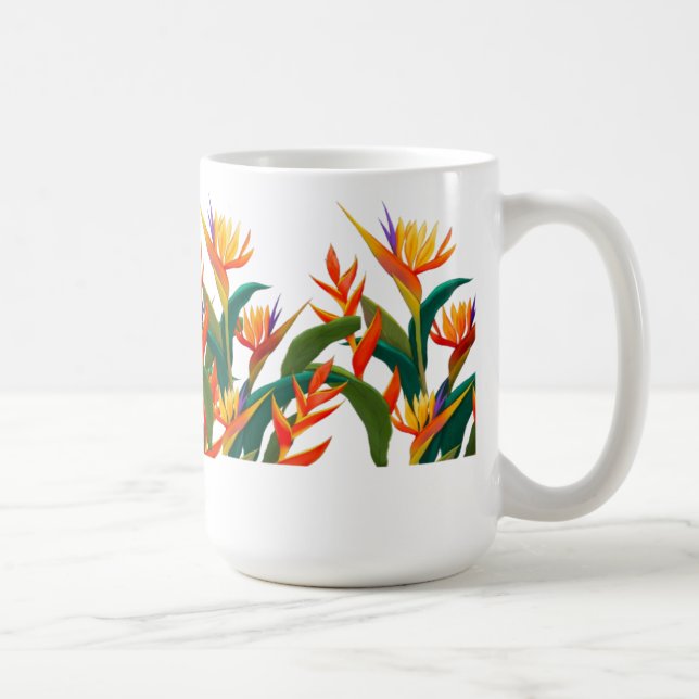 Flower mug red green  (Right)
