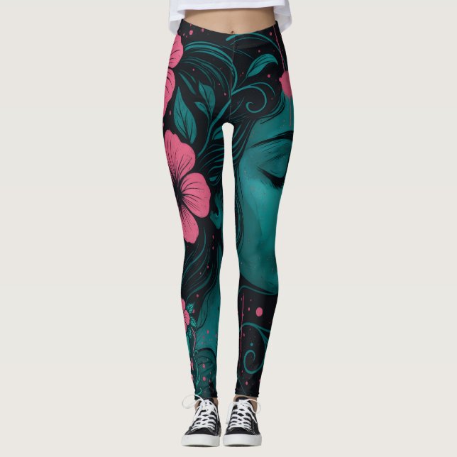FLOWER MUSSA LEGGINGS (Front)