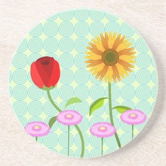 flower napkins for the floral birthday collection coaster